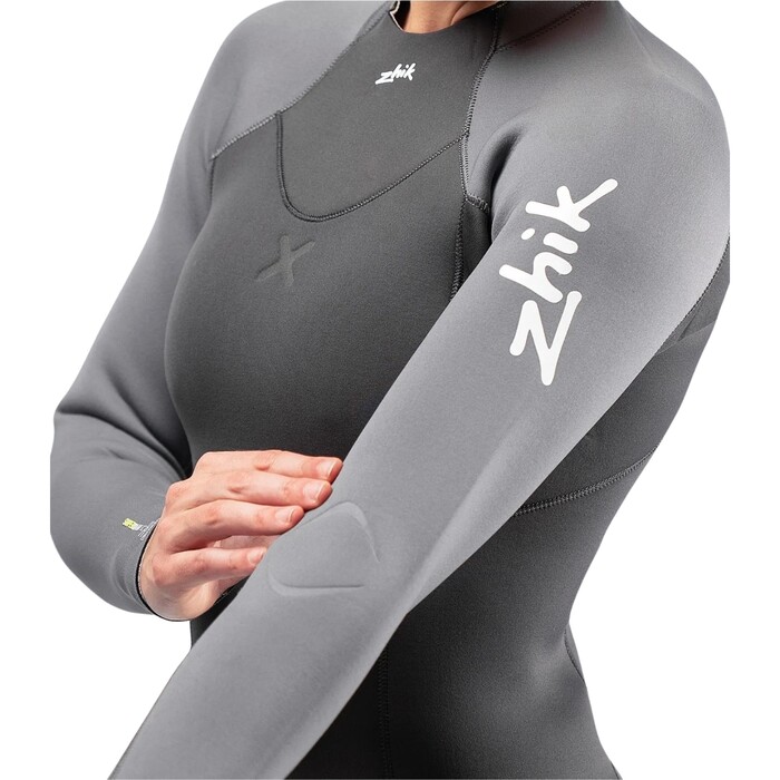 2024 Zhik Womens Superwarm X Neoprene Wetsuit Top DTP-1180-GRY - Grey